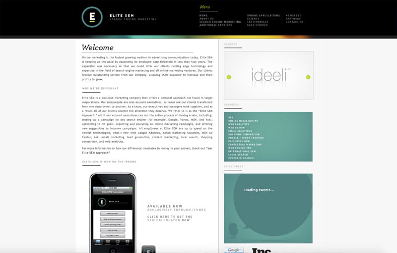 Elite SEM Dave Brinkhus  Designer & Developer